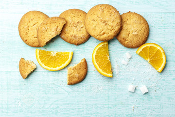 cookies on the table place for text