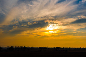 Sunset clouds