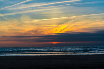 Sunset at the North Sea