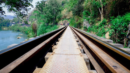 Obraz premium death railway bridge Tham krasae