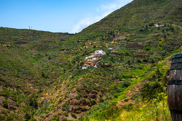 Fototapeta na wymiar Ein Besuch in Masca, dem berühmten Dorf, im Teno Gebirge auf Teneriffa.