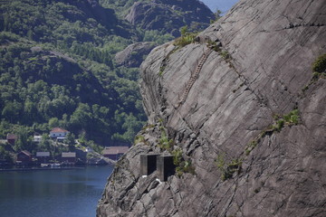 In den Bergen oberhalb des Jossingfjord, Norwegen
