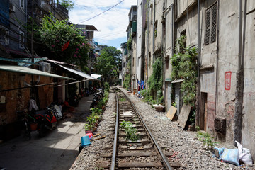 ハノイの線路