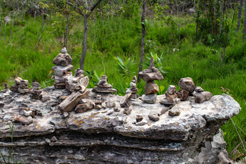 Stone On the Moutain at Pa Hin Ngam National Park , Chaiyaphum in Thailand.