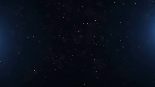 Sparks with trapcode particular, abstract background