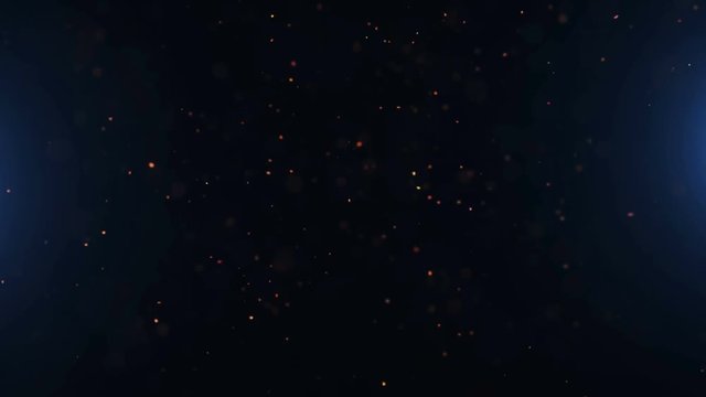 Sparks with trapcode particular, abstract background