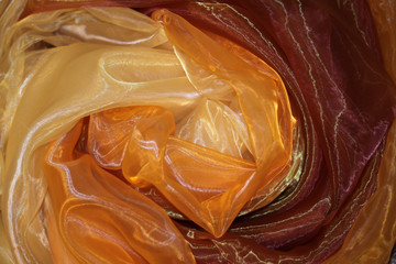 fabric colored spiral