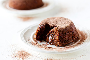 Couple Of Chocolate Mud Cakes