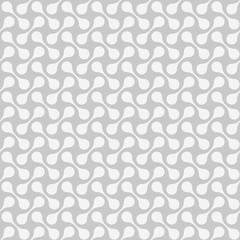 White geometric circular abstract seamless pattern background