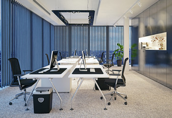 modern office interior.