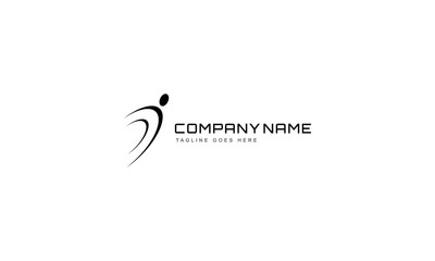 Fototapeta premium Jump vector logo