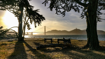 Golden Gate sunset