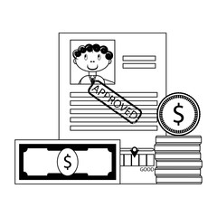 Approved mortgage money