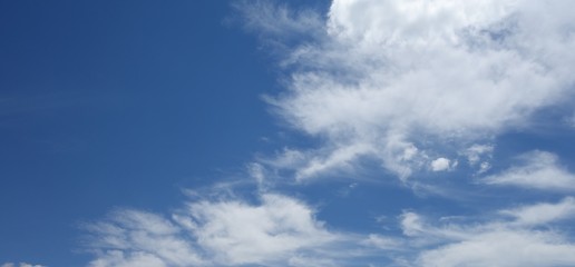 blue sky clouds
