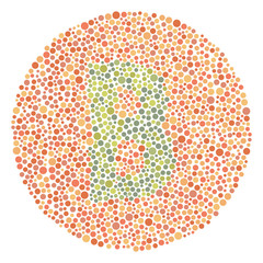 Red Green Color Blind Test Upper Letter B