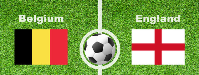 Fußball WM - Belgien gegen England