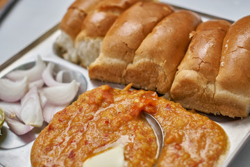 An classic Indian snack - Pav Bhaji 