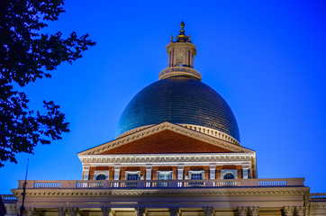 Fototapeta na wymiar State House Boston Massachusetts