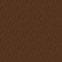 Hand drawn brown animal fur texture seamless pattern