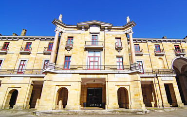 Fototapeta na wymiar Universidad Labora de Gijón en el Principado de Asturias, Asturias, España