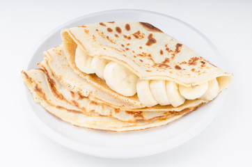 Crepes bio homemade, food photography, delish dessert