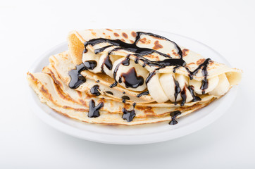 Crepes bio homemade, food photography, delish dessert