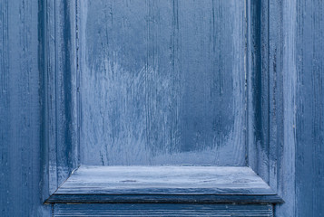 Blue wooden door background texture plank house