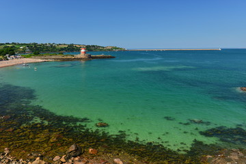 St Catherines Bay, Jersey, U.K.
Idyllic Summer bay with an aquamarine sea.