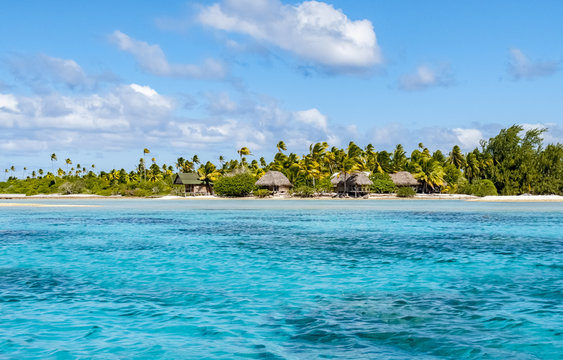 diving resort on Fakarava atoll, Tuamotus archipelago, French Polynesia,France,south pacific