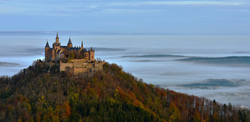 Fototapeta na wymiar Burg Hohenzollern; Baden Württemberg; Deutschland