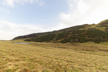 Arthur Seat and Holyrood Park in Edinburgh, Scotland