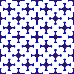 China blue and white pattern vector