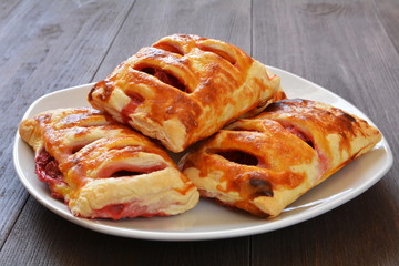 ciastka z truskawkami