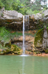 Fototapeta na wymiarSiete cascadas de Campdevanol Gerona España 