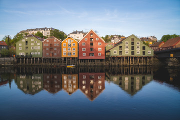 Trondheim color buildings