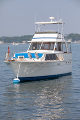 Boat on a mooring