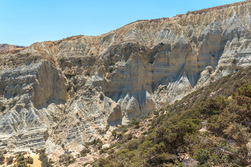 Canyon on the trail to Potamos beach on Gavdos