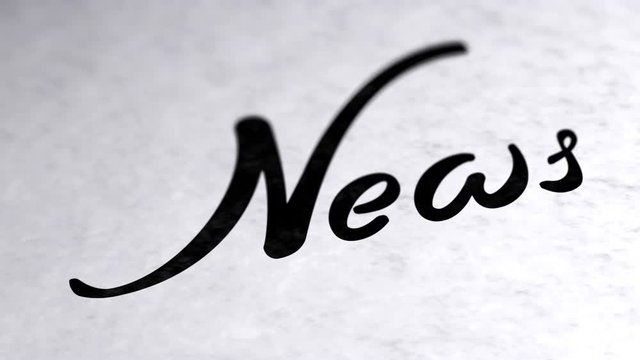 News. Looping footage has 4K resolution and encoder Prores 4444.