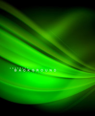 Neon holographic fluid color wave for web, wallpaper, pattern, texture and background