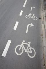 Cycle Path on Diagonal Tilt; Copenhagen