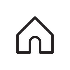 Icon home page. Logo, design, universal, business, social media. Pixel perfect. Vector Eps10.