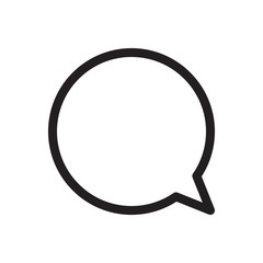 Icon Chat. Logo, design, universal, business, social media. Pixel perfect. Vector Eps10.