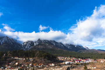 Amazing clouds in Bucegi Mountains