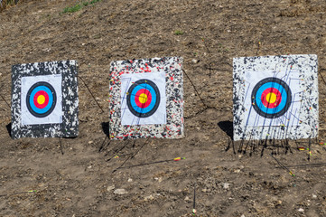 Sport of target archery.