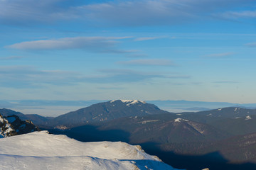 Landscape in carpathian Mountains, Romania