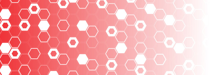     Technological background from hexagons 