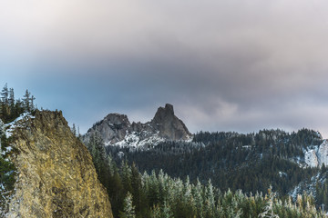 Winter in Rarau Mountains, Romania