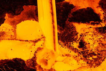 Liquid metal from blast furnace