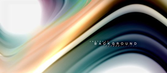 Rainbow fluid colors abstract background twisted liquid design, colorful marble or plastic wavy texture backdrop, multicolored template for business or technology presentation or web brochure cover