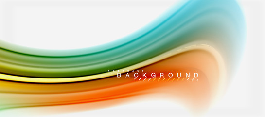 Rainbow fluid colors abstract background twisted liquid design, colorful marble or plastic wavy texture backdrop, multicolored template for business or technology presentation or web brochure cover